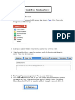 Creating A Survey Using Google Docs (GAFE)