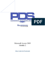 MS-ACCESS 2003 Module 2