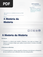 A História da História.