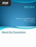 Mac Os X