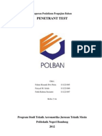 Laporan Penetrant Test