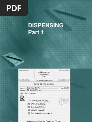 Dispensing 1