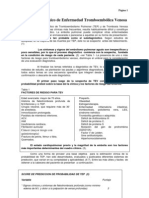 Diagnóstico Clínico de Enfermedad Tromboembólica Venosa