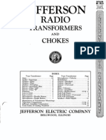 Jefferson 1930 Transformer Catalog