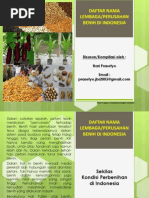 Download Nama dan Alamat Perusahaan Benih di Indonesia_haripras_2013_ver 01 by Hari Prasetyo SN119154001 doc pdf