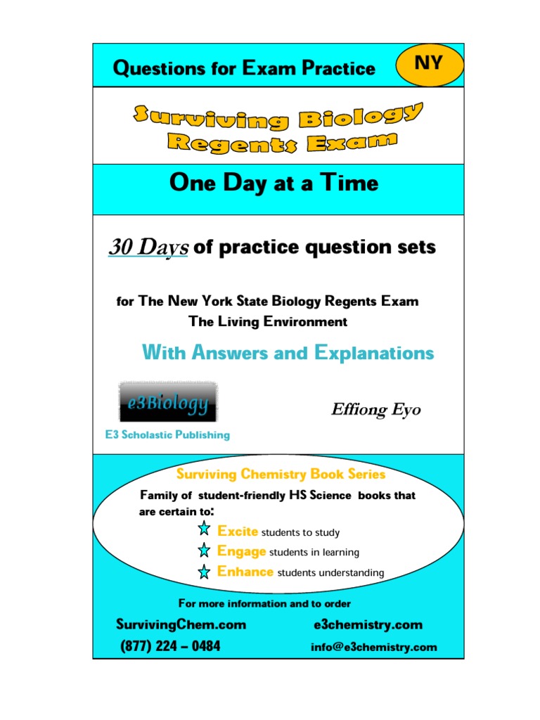 Surviving Biology Regents Exam Questions For Exam Practice Cell