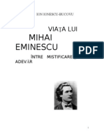 Viața Lui Mihai Eminescu Între Mistificare Și Adevăr