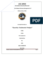 Icici Bank: "Securities Fundamental Analysis"