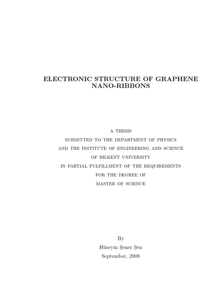 Electronic Structure of Graphene | PDF | Graphene | Theoretical Physics
