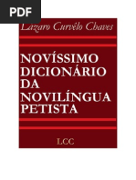 Dicionário da Novilíngua - Lázaro Chaves