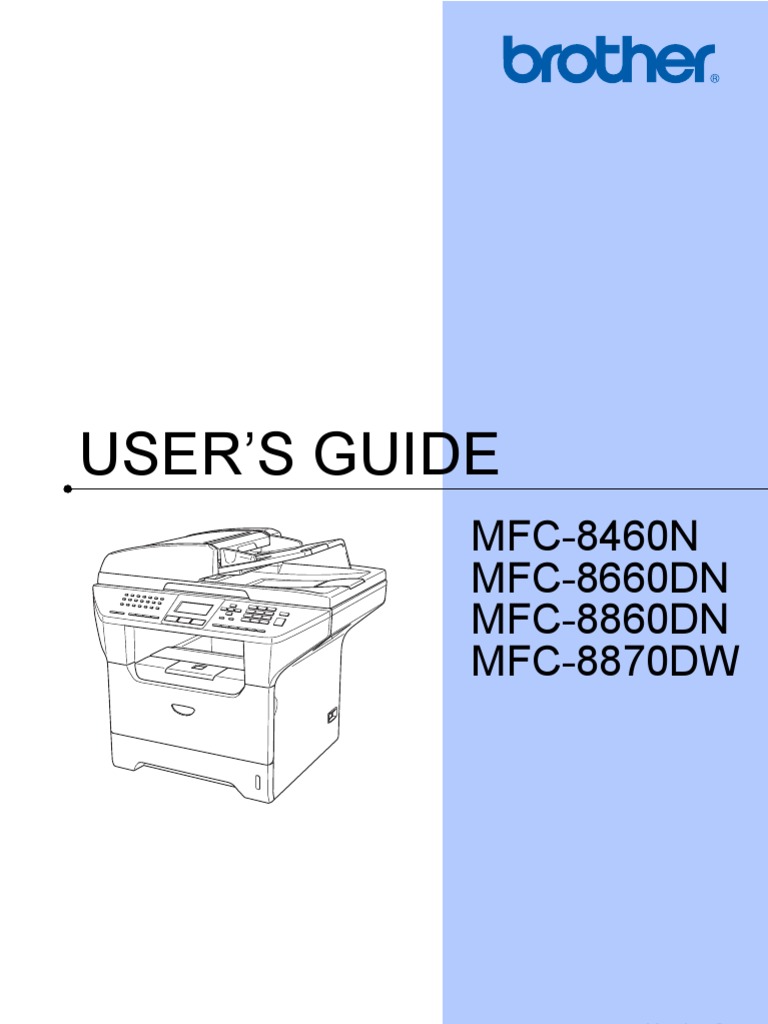 Brother User Guide | PDF | Fax | Image Scanner