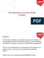 The Participatory Processes Design at Inspire
