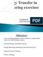 Energy Transfer in Cell During Exercise and Oxygen Metabolism and Transport - Palak