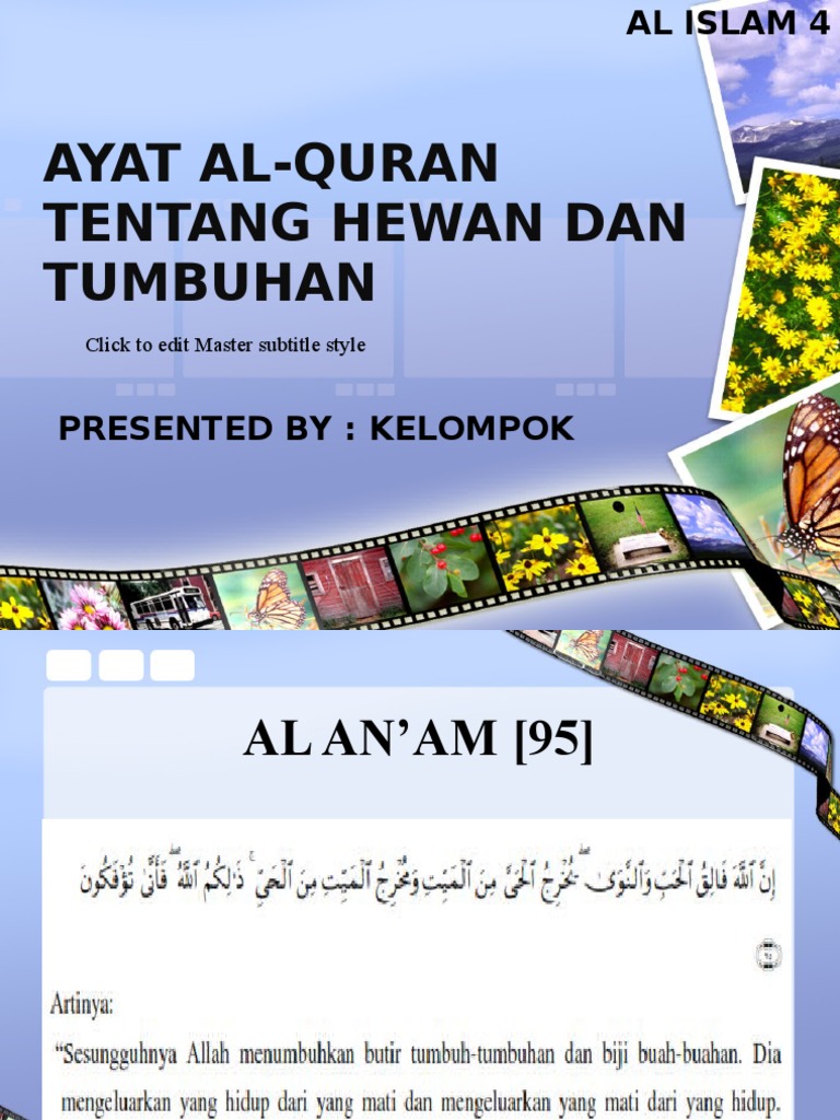 Ayat Al Quran Tentang Hewan Dan Tumbuhan Pdf
