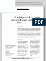 2003 Fascial Plasticity - A New Neurobiological Explanation - Part 1 and Part 2
