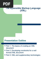 The Extensible Markup Language (XML)