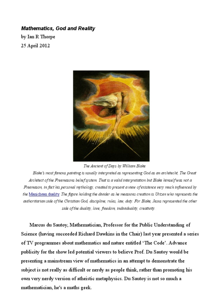 Mathematics and Reality | PDF | Pythagoras | Reality