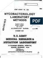 Lab Diagnosis of Mycobacteria