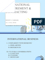 International Procurement & Contracting: Ernest G. Gabbard, J.D., C.P.M., CPCM Allegheny Technologies, Inc