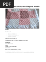 Download Diagonal Crochet Squares Gingham blanketpdf by Princess Tafadzwa Kwangware-Mucheriwa SN119186009 doc pdf