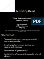Distributed Systems: Clock Synchronization: Physical Clocks