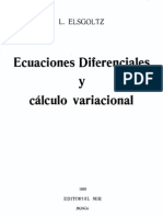Ecuaciones Diferenciales y Calculo Variacional