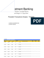 Precedent Transactions