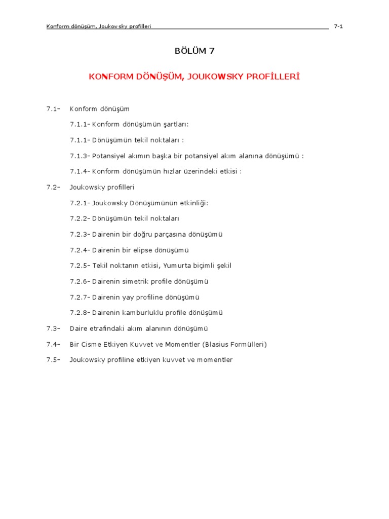 Konform Dönüşümleri | PDF