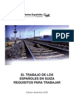 2009 Folleto Trabajar en Suiza PDF