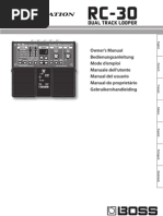 Boss Looper Manual RC-30