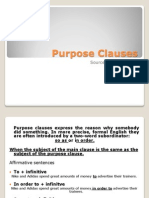 Purpose Clauses 