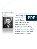 The Fight For Freedom - John F. Kennedy