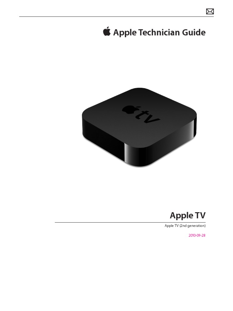 Apple Technician Guide: Apple TV (2nd Generation) | PDF | Apple Tv | I ...