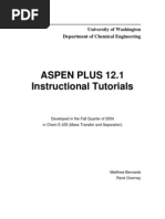 Aspen Plus 12.1 Tutorial