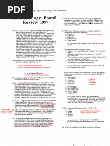 Tufts Pharmacology Review