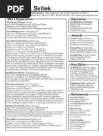 Download Patrick Svitek - Resume - Jan 6 2013 by Patrick Svitek SN119230397 doc pdf