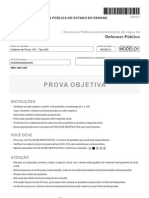 Prova DPE-PR FCC Tipo 003