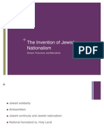 The Invention of Jewish Nationalism: Zionism, Precursors, and Alternatives