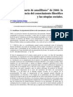 La Parte de Amalfitano de 2666 La Intrascendencia Del Conocimiento Filosófico y Las Utopías Sociales - Felipe Chistian Zúñiga