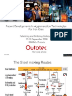 Agglomeration of Iron Ores