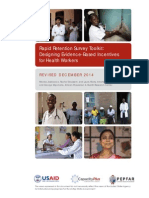 Rapid Retention Survey Toolkit: Designing Evidence-Based Incentives For Health Workers