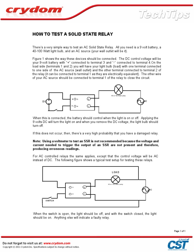 Relay Testing