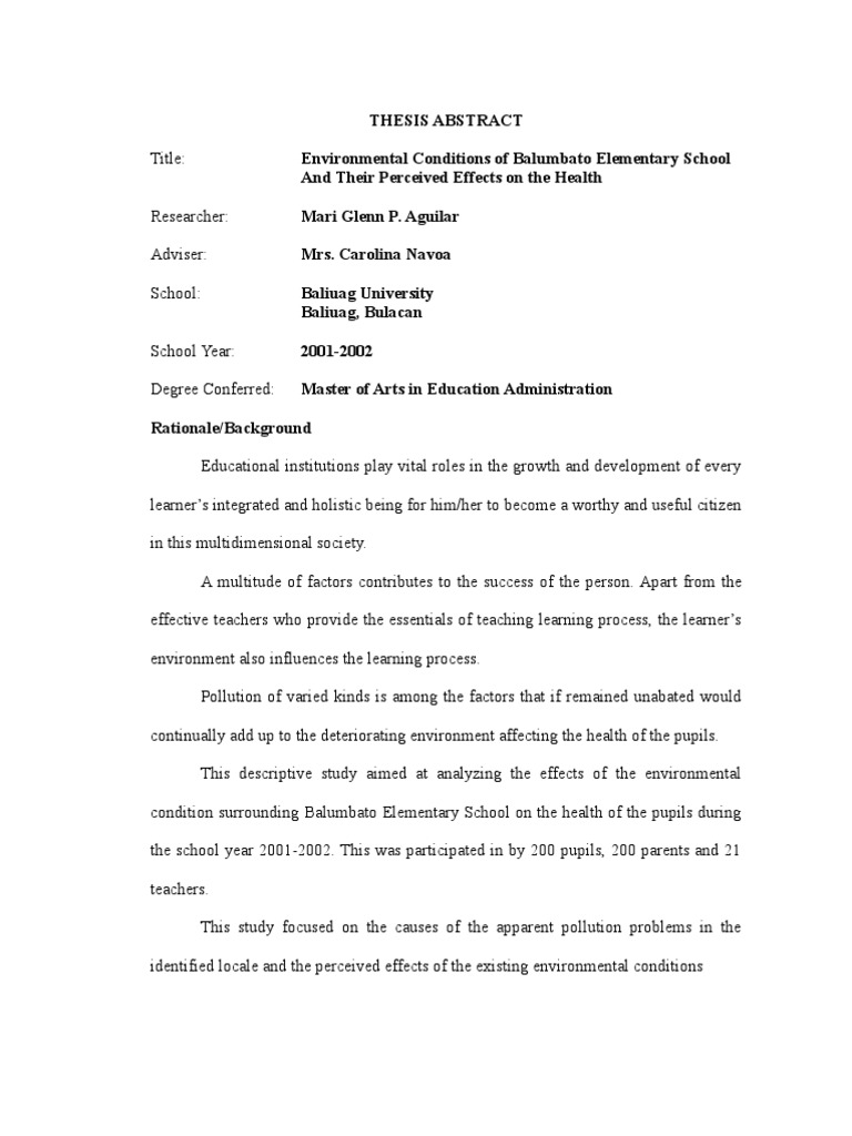 How to write an abstract for your dissertation proposal outline