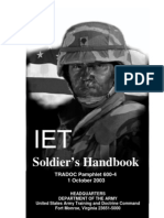 TRADOC Pamphlet 600-4 Soldier's Handbook (Basic Initial Entry Training)