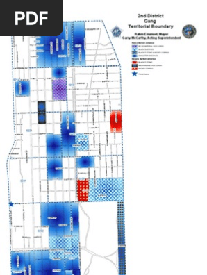 Gang Map Analysis Of Chicago In Detail 2011 Organized Crime