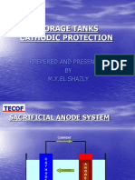Tank internal cathodic protection