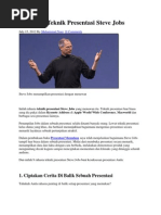 Download 9 Rahasia Teknik Presentasi Steve Jobsdocx by Baiq Fitri Wulandari Uyang-aYi SN119260897 doc pdf