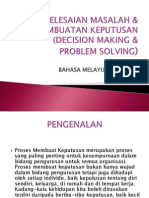 Pembuatan Keputusan (Problem Solving)