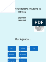 Macro Environmental Factors of Turkey