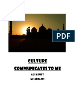 Culture Communicates To Me: Aqsa Butt Mi10bba029
